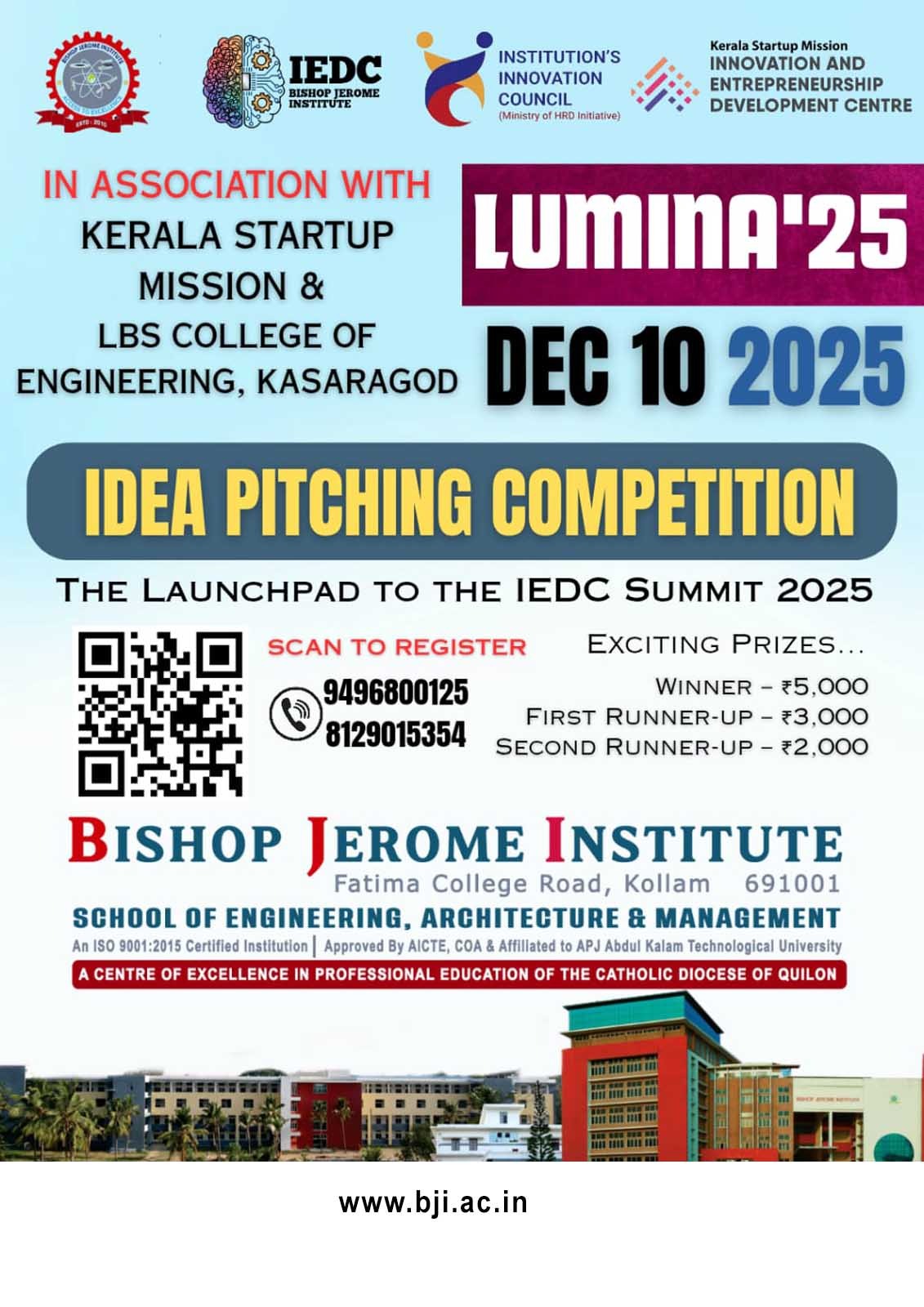 LUMINA 25  Idea Pitching Competition