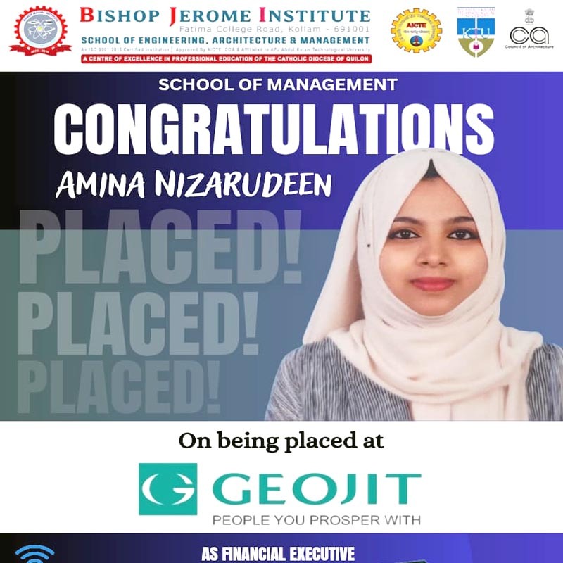 Placed at Geojit
